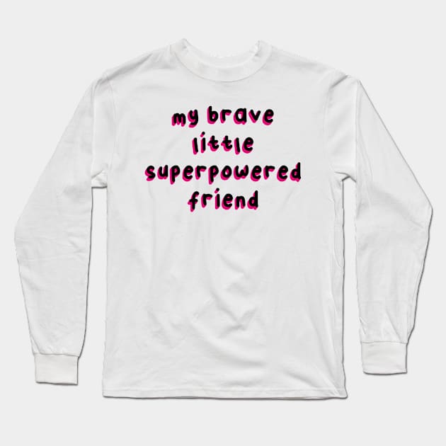 My brave little superpowered friend -Argyle - Stranger things Long Sleeve T-Shirt by tziggles